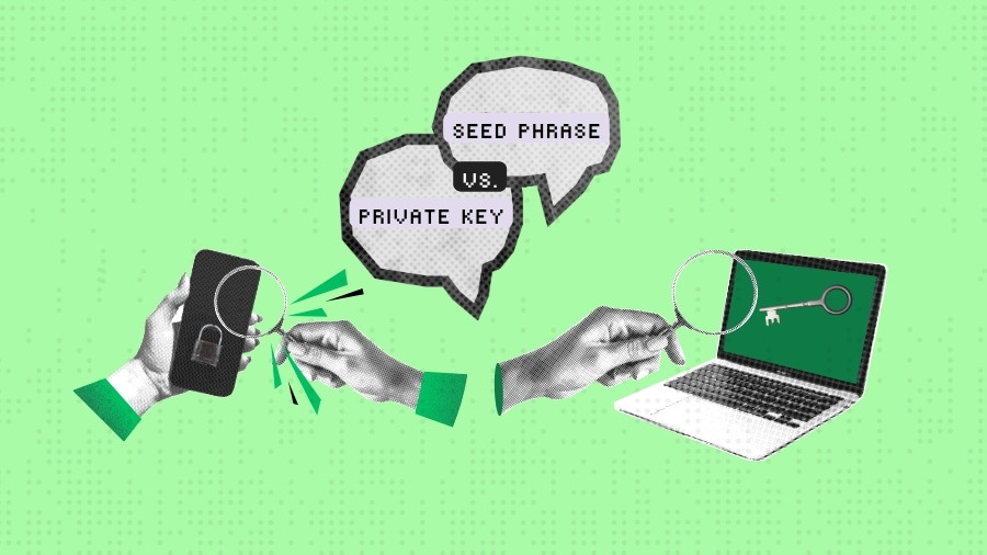 private key و seed phrase چه تفاوتی دارند؟