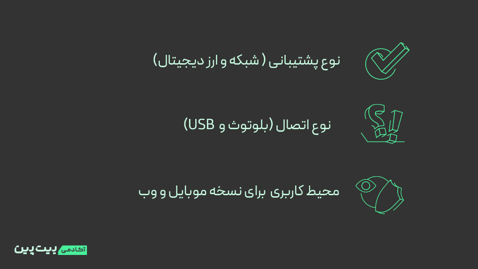 نحوه انتخاب کیف پول سخت‌افزاری