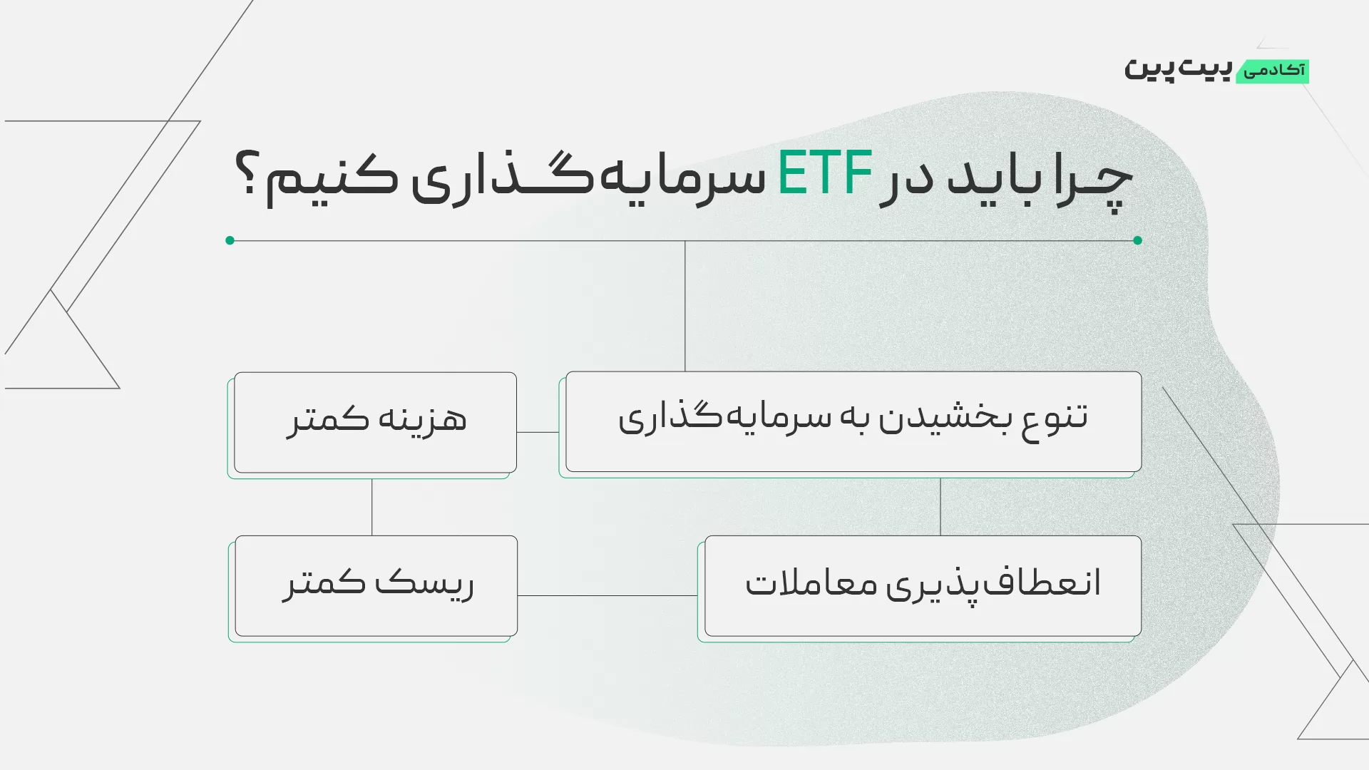 مزایای ETF چیست؟ چرا باید در ETF سرمایه‌گذاری کنیم؟