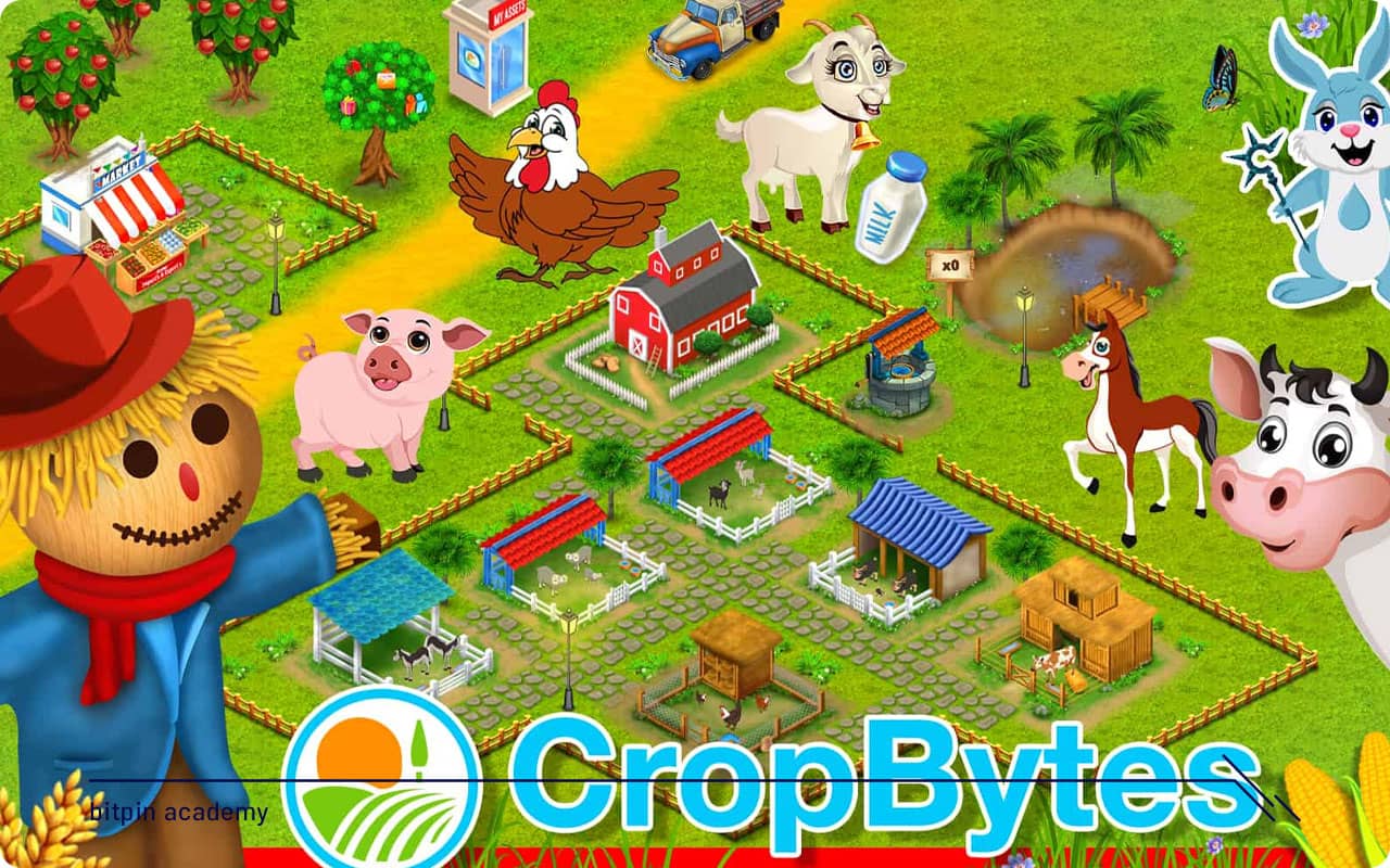 بازی کشاورزی مبتنی بر اقتصاد CropBytes