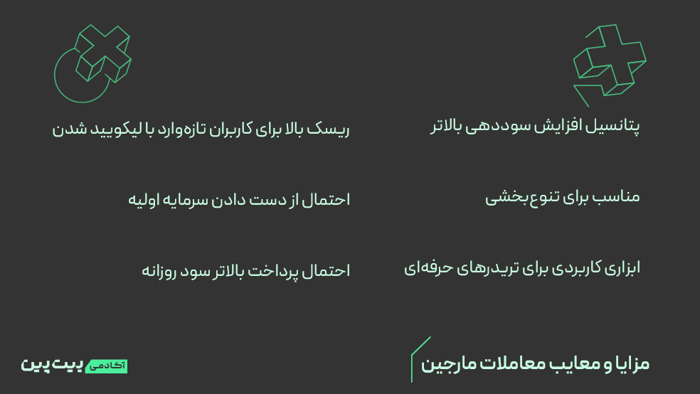 مزایا و معایب معاملات مارجین چیست