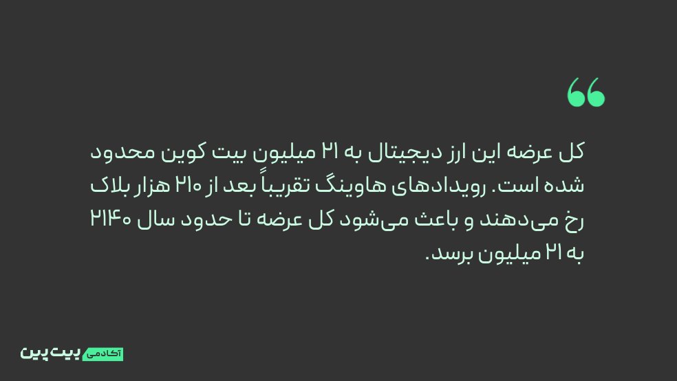 محدودیت تامین و حفظ ارزش بیت کوین