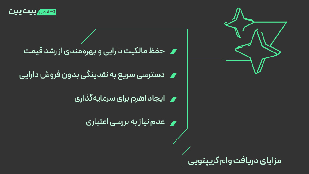 وام کریپتویی چه مزایایی دارد؟