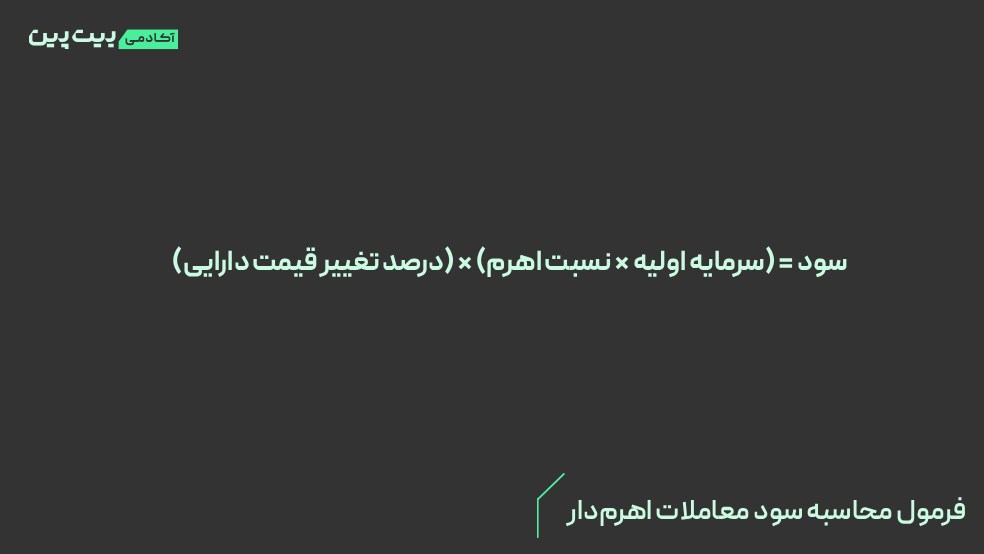 نحوه محاسبه سود معاملات اهرم‌دار