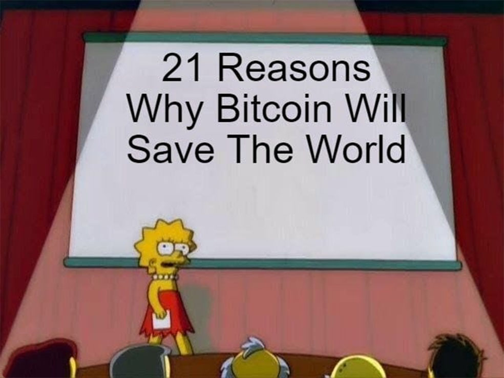Bitcoin will save humanity