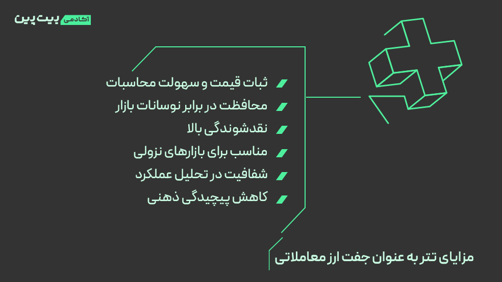 مزایای تتر برای استفاده به عنوان جفت ارز معاملاتی چیست