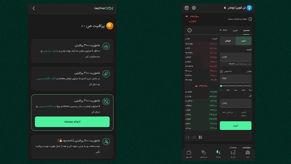 مأموریت سوم همستر پارتی؛ معامله در بازار اسپات بیت پین