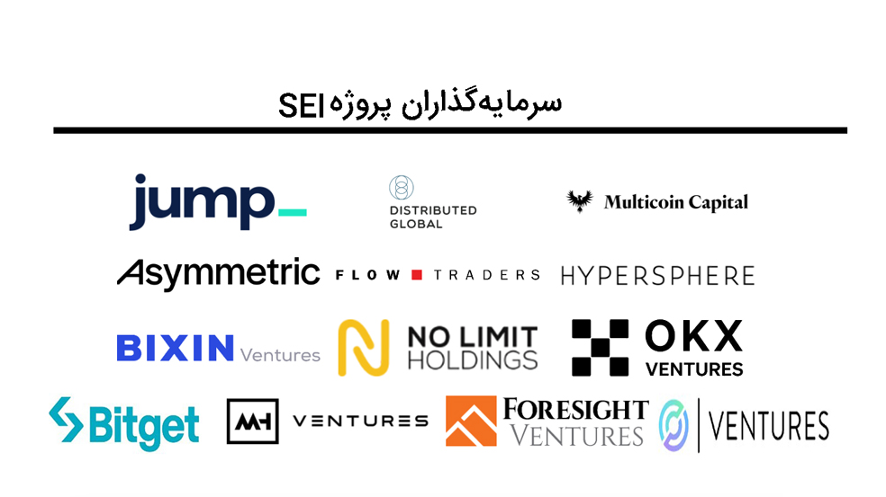 سرمایه‌گذاران ارز دیجیتال SEI - سرمایه‌گذاران بزرگ رمزارز سی