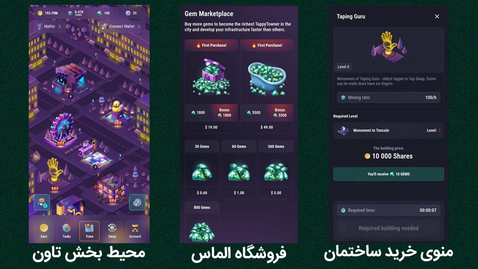 تپی تاون تپ سواپ