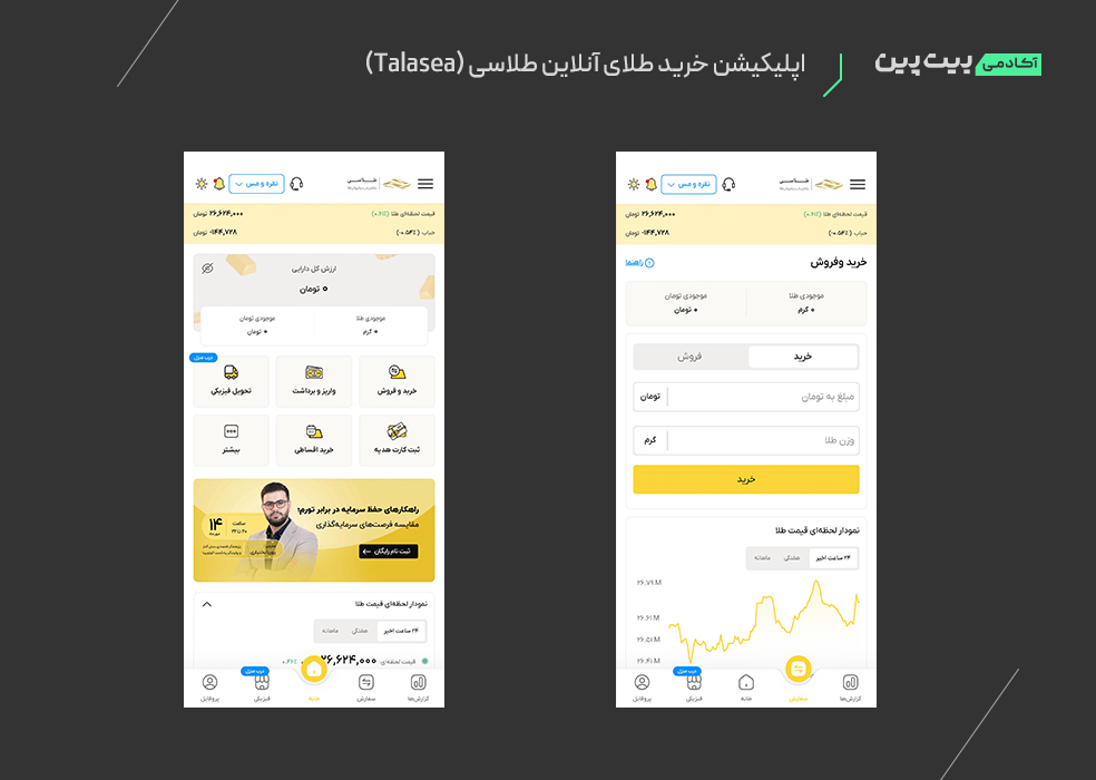 بهترین اپلیکیشن خرید طلای آنلاین