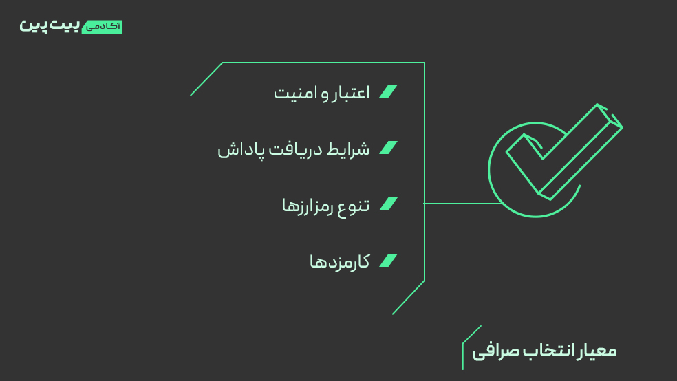 معیار انتخاب صرافی هایی که پاداش می دهند