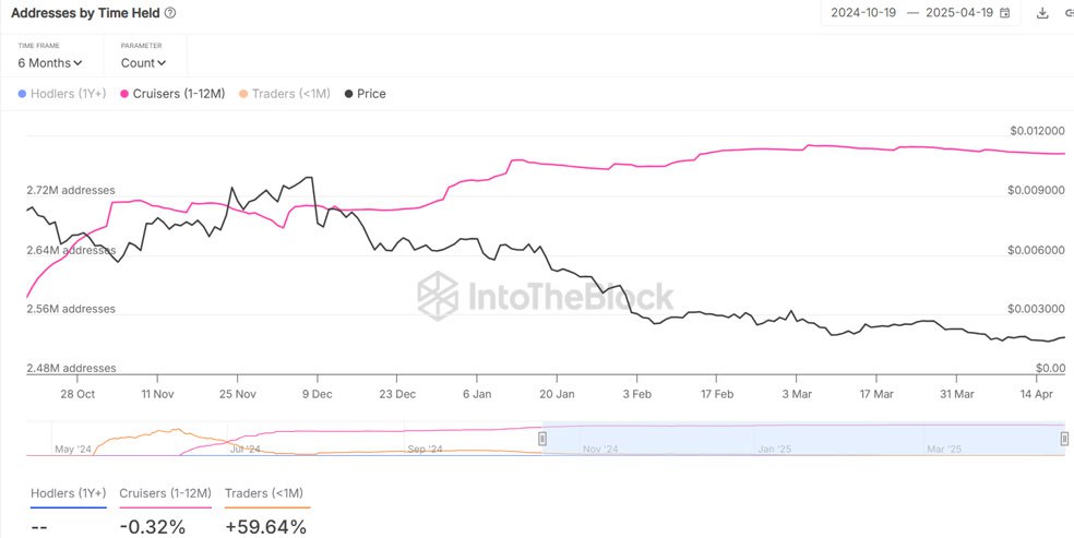 تحلیل نات کوین امروز ۱ اردیبهشت | بهترین قیمت برای خرید نات کوین (NOT) حجم موجودی رمزارز نات کوین در کیف پول هولدرها