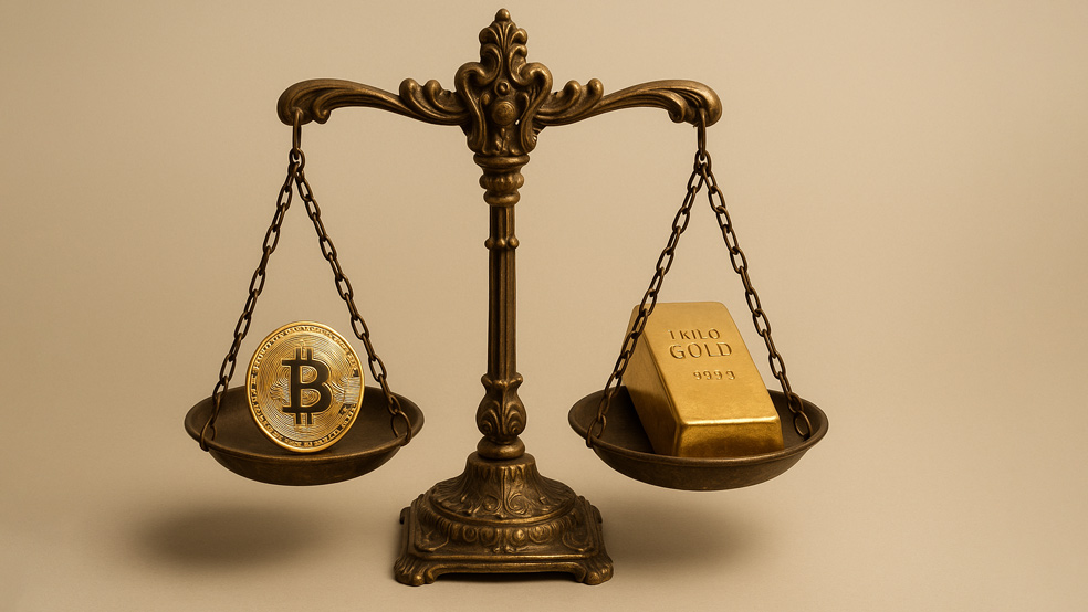 حالا هر بیت کوین بیش از ۱ کیلو طلا می‌ارزد!
