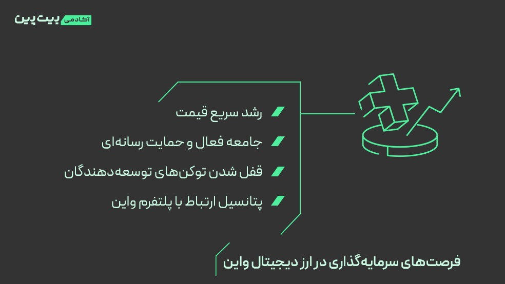 فرصت‌های سرمایه‌گذاری در ارز دیجیتال واین