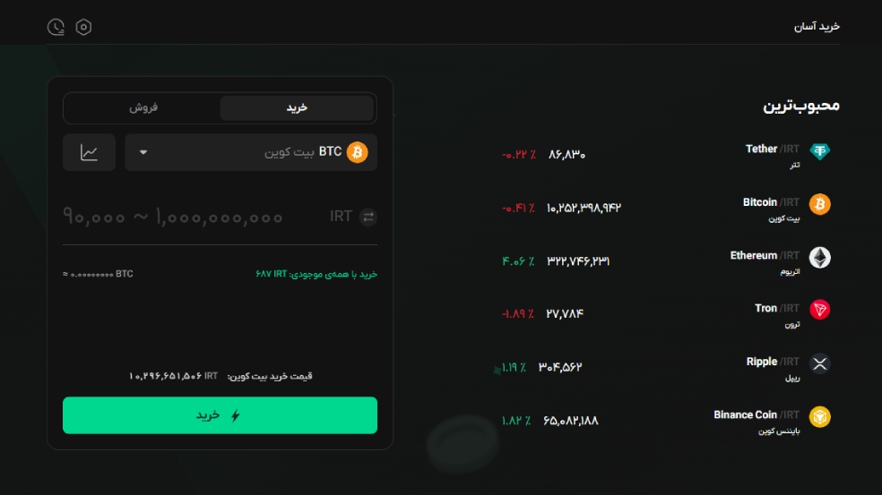 خرید آسان بیت پین