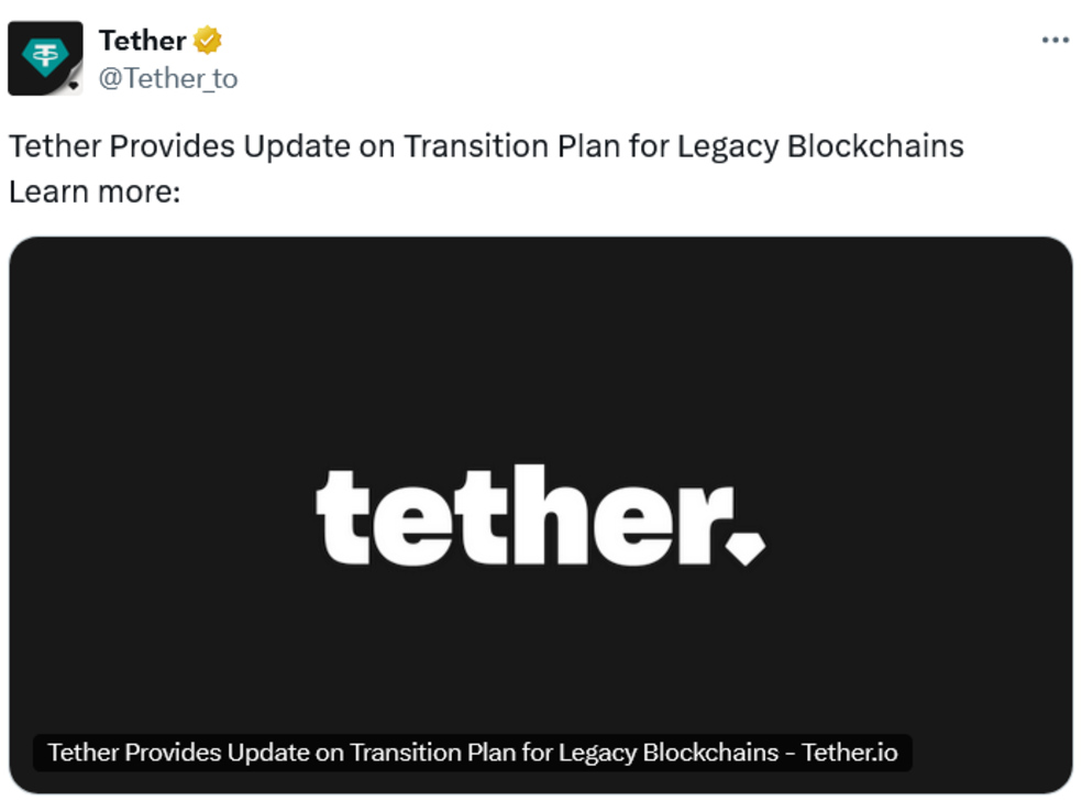 قراردادهای هوشمند USDT در 5 بلاک چین مسدود نمی‌شود