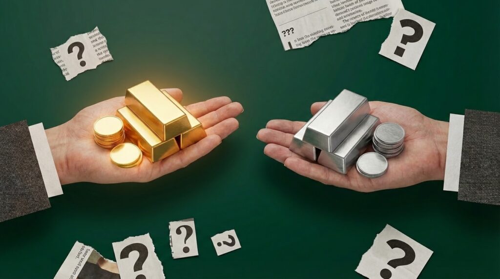 سرمایه گذاری در طلا یا نقره کدام مناسب من است