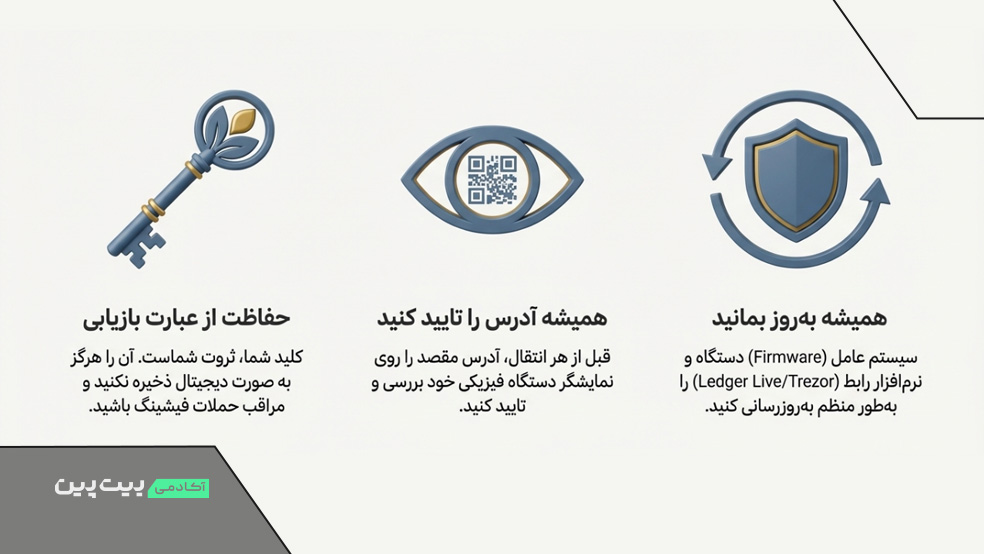چگونه از کیف پول سخت افزاری محافظت کنیم