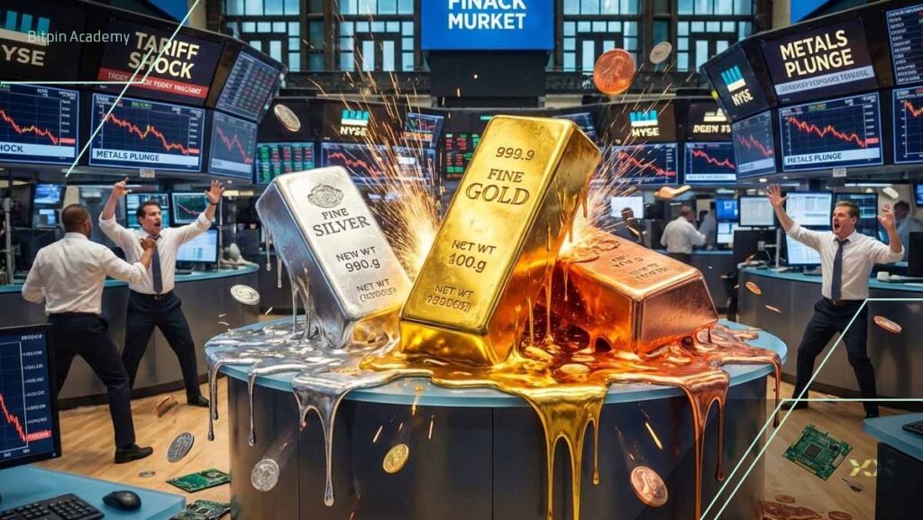طلا، نقره، مس: کدام فلزات بعد از خبر تعرفه‌ها بیشترین واکنش را نشان دادند؟