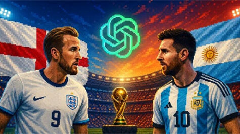 پیش بینی چت جی پی تی از بازی انگلیس آرژانتین