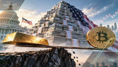 بدهی آمریکا در کنار طلا و بیت‌ کوین