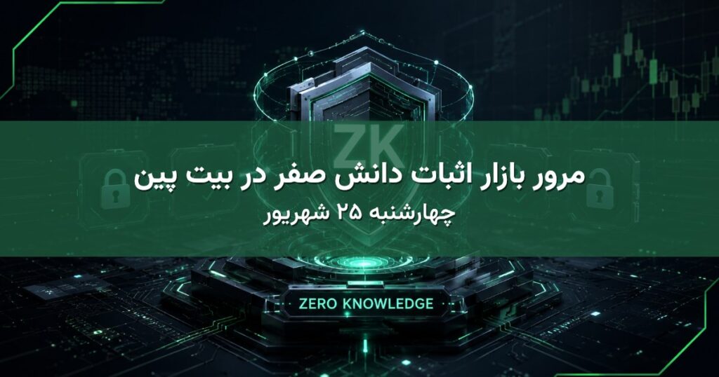 مرور بازار اثبات دانش صفر در بیت پین - چهارشنبه ۲۵ شهریور