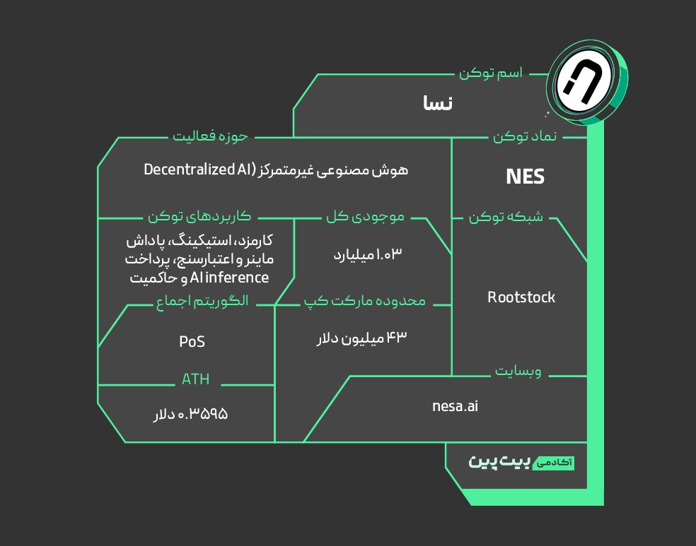 مشخصات توکن نسا