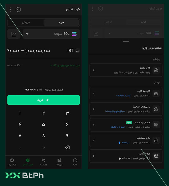 خرید سولانا به صورت آسان