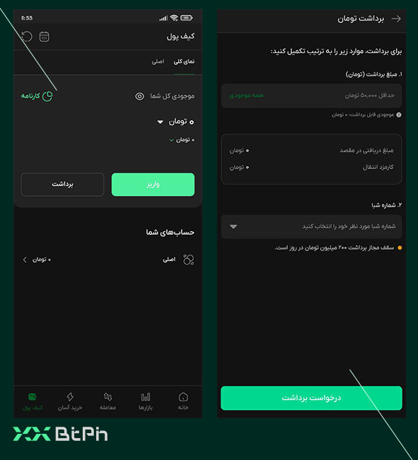 برداشت تومانی بعد از فروش آوالانچ