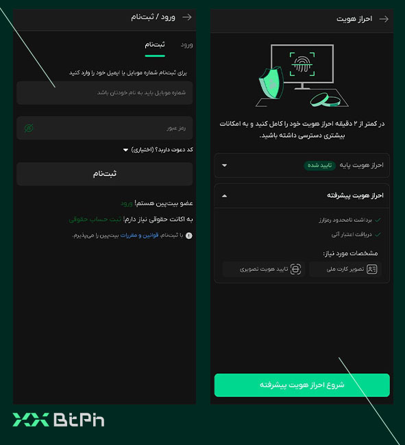 ثبت نام و احراز هویت برای خرید و فروش سویی
