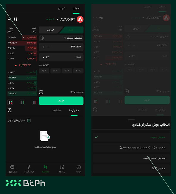 خرید آوالانچ در بازار اسپات