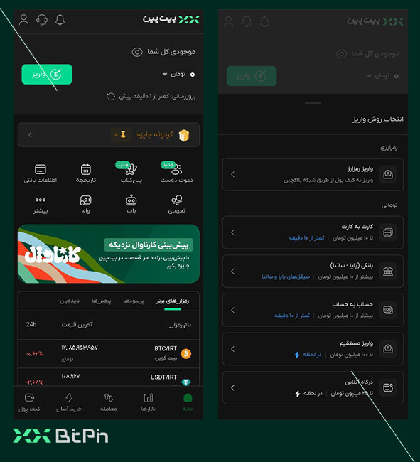 واریز تومان برای خرید سویی