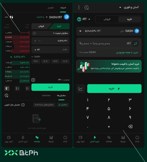خرید دش در بیت پین